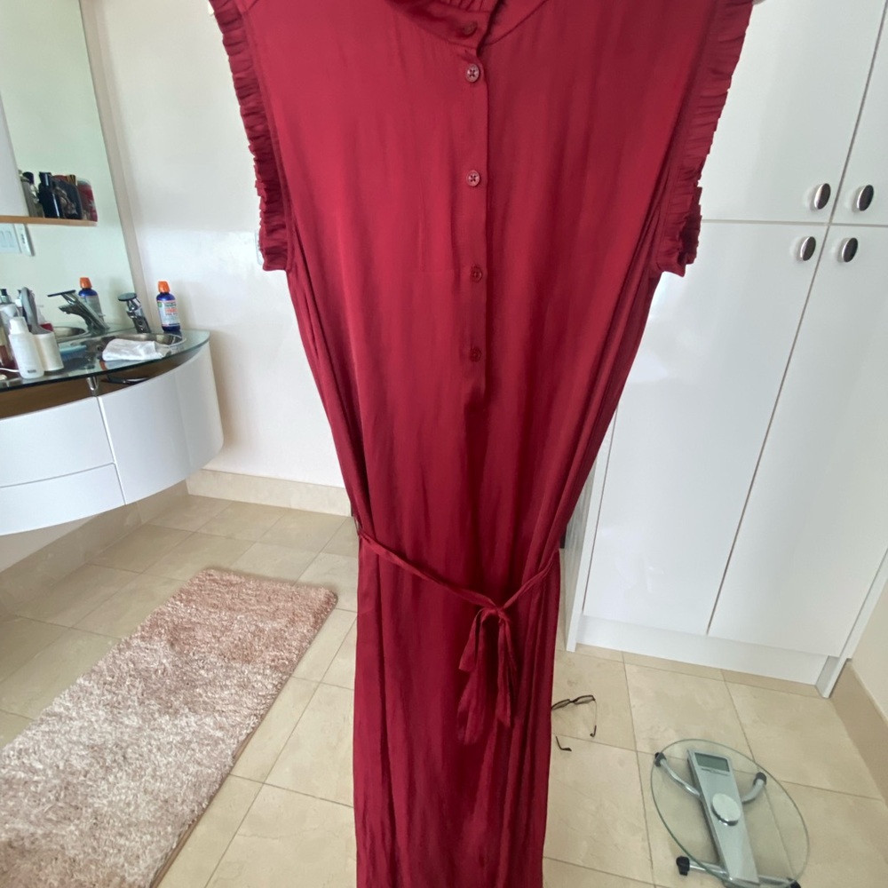Zadig & Voltaire Burgundy Maxi Dress - Picture 14 of 16